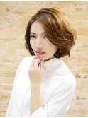 フェミニン大人ボブ【EARTH横浜店】