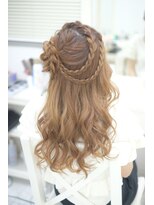 リサ 恵比寿(risa.)&nbsp;レース編み込みのお花ハーフ