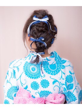 アイルビーヘア(I'll b hair) 【下北沢*I'll b hair*】浴衣に似合うハートリボンアレンジ