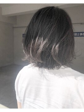 ヘアーアンドアトリエ マール(Hair&Atelier Marl) 【Marl】ダークグレージュの無造作ボブ♪