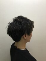 パティオンツー(PATIONN2)&nbsp;メンズショートネープレスマッシュアップバングワックススタイル