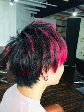 レセ 南柏店(Laissez) 毛先デザインカラー(メンズ)/ポイントカラー【レセ南柏店】