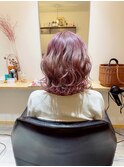 ピンクバイオレットボブ
