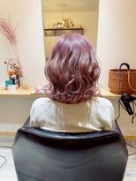 ムタヘアーサロン(MUTA hair salon) ピンクバイオレットボブ