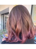 【グラデーション】pink!