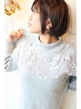 トゥーリ 浜町店 長崎(tuuli) tuuli nagasaki☆ 小顔ショートボブ　イルミナカラー