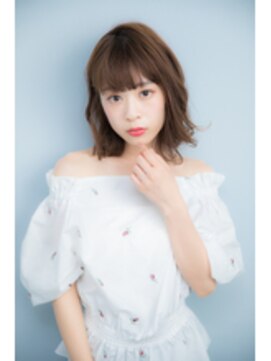 ナンバー ユアイロ 川崎(N° uairo) マッシュウルフベージュくすみカラーラベージュラベンダーピンク