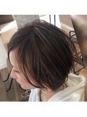 乾かすだけで決まる♪艶カラー/ドライカット