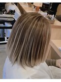 艶々バレイヤージュ