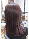 艶カラー【イルミナ】パープルカラーピンクブラウンミディアム