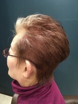 ヘアサロンアンドヘアメイクディー(hair salon hair make D)&nbsp;仙台D　流れるレイヤーstyleグレイぼかしハイライトお悩み改善