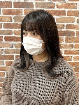 ヴィップルーム(viproom) インナーカラー/イヤリングカラー/シルバーグレー/韓国ヘア