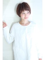 オーロ 西大寺店(ORO)&nbsp;透明感あふれるオン眉ショート