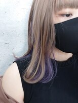 トムキャット(TOM CAT) インナーカラー ミルクティー×パープル