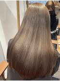 20代30代【髪質改善カラー】艶髪 透明感ミルクティーベージュ