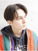 メンズセンターパート×ニュアンスパーマ×韓国マッシュ
