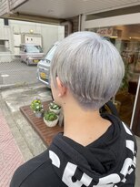 ディアバースデー(Dear Birthday)&nbsp;メンズ2ブロックショート×ホワイトカラー