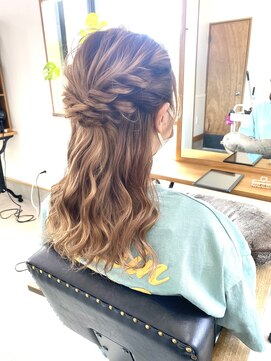 ヴィアルス 美園店(VIARS) 結婚式お呼ばれヘア/ハーフアップアレンジ