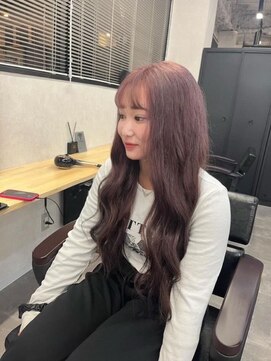 エル オオサカ 心斎橋店(L. OSAKA) ラベンダーピンクレイヤーカット_ショコラアッシュ_KO36