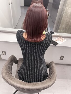 キング 梅田(K!ng) 【梅田】ピンクカラーダブルカラーカラー髪質改善カラー