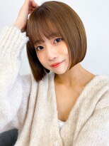 ★チョコレートカラー/縮毛矯正/小顔前髪/くびれ/酸性ストレート