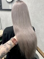 ロウル 渋谷(LOWRL)&nbsp;ラベンダーグレー/ケアブリーチ/シールエクステ