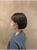 あごラインミニボブ