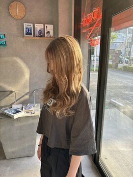 ムード カナザワ(mood kanazawa) ホワイトベージュ波巻き