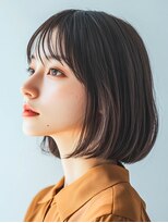 フレイムス 高崎(Frames)&nbsp;20代30代40代ナチュラル結べるボブスタイル