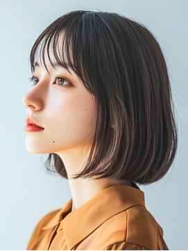 フレイムス 高崎(Frames) 20代30代40代ナチュラル結べるボブスタイル