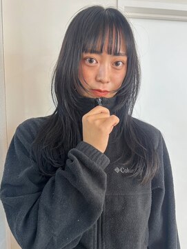 パーク 福岡天神西通り店(parc) レイヤーカット　ロングレイヤー　小顔カット　ブリーチなし