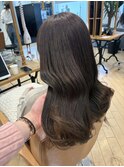 韓国風大人可愛い大人美人くすみカラーシアーベージュ