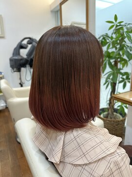 パステルアトリエドゥ(PASTEL ATELIER DEUX) 秋に映える裾カラー