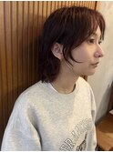 『20代から60代』カジュアルウルフカットにニュアンスパーマ