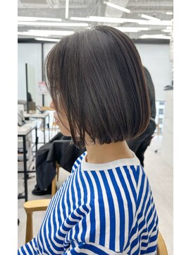 ビューナゴヤ 名駅(VIEW NAGOYA) 黒髪カタログ/ボブルフ/小顔に見せるヘア/ワンレン/ショートボブ