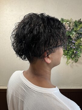 ヘアーズ ラブリージョブリー(hair's Lovely Jubbly) 【玉木】波巻きパーマツーブロック