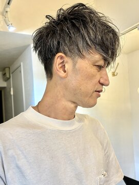 メンズプライシー(men's PRISHE.) 50代メンズ☆大人のショート白髪活かし