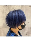 ネイビー×ショート［五反野店］