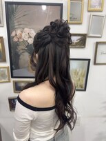 ヘアメイクスタジオ ジュエル(hair make studio JEWEL)&nbsp;ハーフアップお団子☆