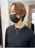 美髪ショートボブ顔周りレイヤー_ba422002