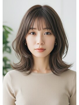 フルショウ 栄店(FURUSHO) 韓国風巻き/モテ髪外ハネヘア/マロンベージュ/くすみベージュ