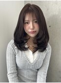 ワンホンヘア/レイヤーカット/ブラウン