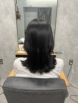 クラン 岡本(Chlan)&nbsp;くびれレイヤーカット　ブルーブラック