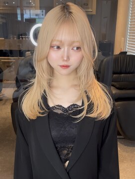 ジーナ 福岡天神(Zina) ハイトーンレイヤーカット/Zina福岡天神