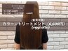 透明感color  + oggi otto髪質改善TR（6,600円） ￥15,400→