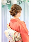 ヘアセット/結婚式ヘア/ヘアアレンジ/着物ヘア