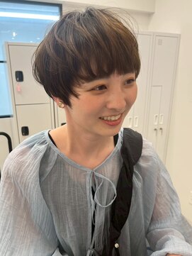 ヌビラ(Nubira) マッシュショート/透明感暗めカラー/ナチュラルブラウン/西千葉