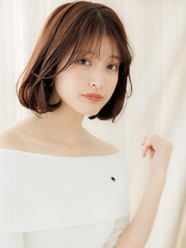 モッズヘア 越谷(mod's hair) リタッチカラー大人美人美髪ワンカールAラインボブY越谷30代40代