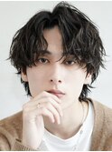 大通メンズパーマツイストスパイラルパーマツイスパ波巻きパーマ