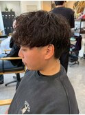 宇都宮メンズカットメンズパーマ波巻きスパイラルパーマツイスパ